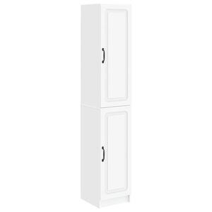 vidaXL Cabinet Set 2 pcs White Engineered Wood