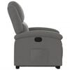 vidaXL Stand up Recliner Chair Dark Grey Fabric