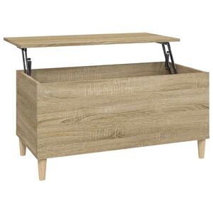 vidaXL Coffee Table Sonoma Oak 90x44.5x45 cm Engineered Wood