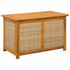 vidaXL Garden Storage Box 141 L Solid Acacia Wood 90 x 50 x 56 cm