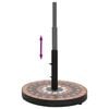 vidaXL Parasol Base Terracotta and White Round 12 kg