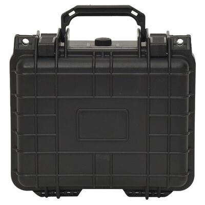 vidaXL Portable Flight Case Black 27x25x18 cm PP