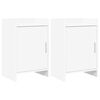 vidaXL Bedside Tables 2 pcs White 40 x 30 x 60 cm Engineered Wood