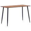 vidaXL Dining Table | Brown | MDF | 120x60x75 cm | Durable | Dining Table