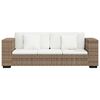 vidaXL 2-Seater and 3-Seater Sofa Set Real Rattan