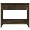 vidaXL Console Table Smoked Oak 89x41x76.5 cm Engineered Wood
