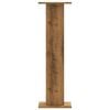 vidaXL Plant Stands 2 pcs Artisian Oak 30x30x95 cm Engineered Wood