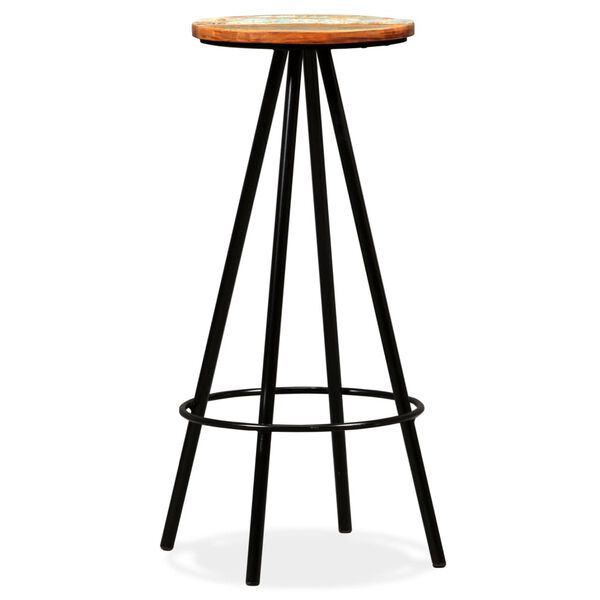vidaXL Bar Stools 2 pcs Solid Reclaimed Wood