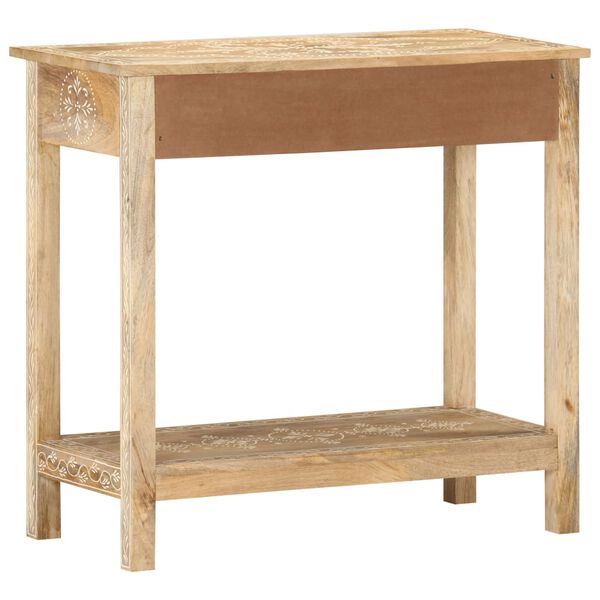 vidaXL Console Table 80x35x74 cm Solid Mango Wood