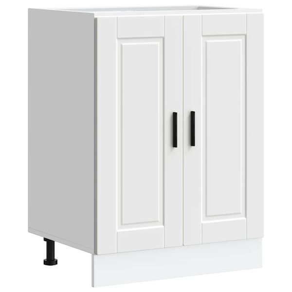 vidaXL Kitchen Base Cabinet Porto White Engineered Wood