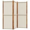 vidaXL 3-Panel Room Divider Light Grey 210x180 cm