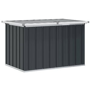 vidaXL Garden Storage Box Anthracite 109x67x65 cm