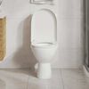vidaXL Soft-close Toilet Seat with Quick-release Design White Square
