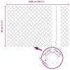 vidaXL Fence Post Green 0.8 x 25 m (60 x 60 mm mesh) Steel