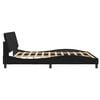 vidaXL Bed Frame without Mattress "Hanko" Black 180x200 cm King Velvet