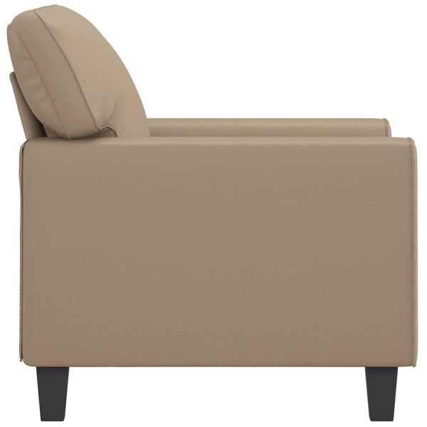 vidaXL Sofa Chair Cappuccino 60 cm Faux Leather