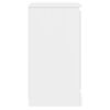 vidaXL Sideboards 2 pcs High Gloss White 37.5x35.5x67.5 cm Engineered Wood