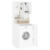 vidaXL Washing Machine Cabinet White