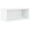 vidaXL CD Storage Rack White 40 x 17 x 17 cm Engineered Wood