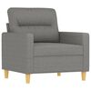 vidaXL Sofa Chair Dark Grey 60 cm Fabric
