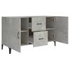 vidaXL Sideboard Concrete Grey 100x36x60 cm Engineered Wood
