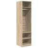 vidaXL Wardrobe Sonoma Oak 50x50x200 cm Engineered Wood
