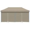 vidaXL Party Tent Pop-up Taupe 580 x 292 x 315 cm Oxford Fabric