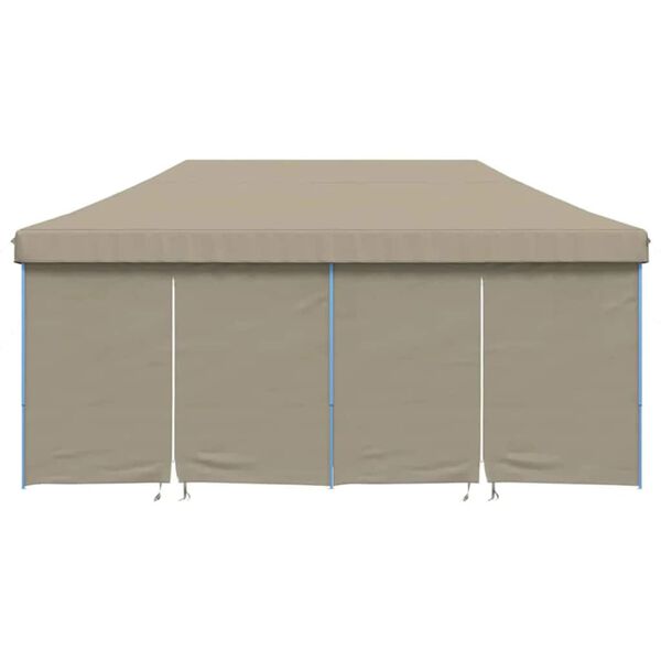 vidaXL Party Tent Pop-up Taupe 580 x 292 x 315 cm Oxford Fabric