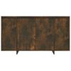 vidaXL Sideboard Smoked Oak 135x41x75 cm Engineered Wood