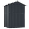 vidaXL Garden Shed Anthracite 126x97.5x177 cm Galvanised Steel