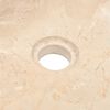 vidaXL Sink 45x30x12 cm Marble High Gloss Cream