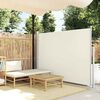 Patio Terrace Side awning 160 x 300 cm Cream Colour