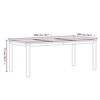 vidaXL 5 Piece Garden Dining Set Solid Wood Teak