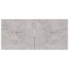 vidaXL Bathroom Furniture Set Concrete Grey Engineered Wood