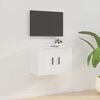 vidaXL Wall Mounted TV Cabinet White 57x34,5x40 cm