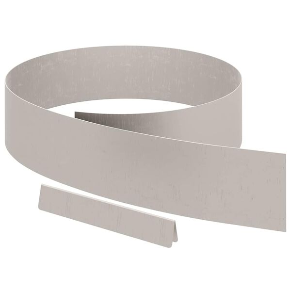 vidaXL Lawn Edging 4 pcs Rusty 450 x 0.05 x 15 cm Weathering Steel