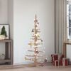 vidaXL Wooden Christmas Tree for Decoration 150 cm Solid Wood Pine