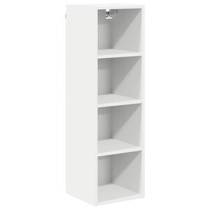 vidaXL Hanging Cabinet White 30 x 29.5 x 100 cm Engineered Wood