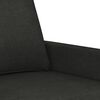 vidaXL 2-Seater Sofa Black 140 cm Fabric