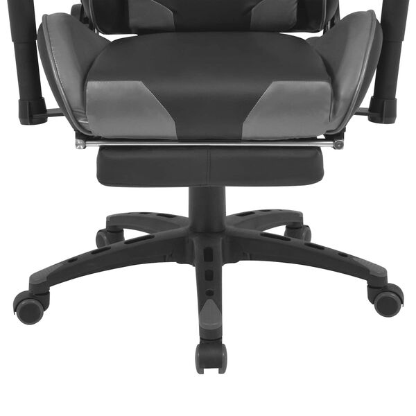 vidaXL Gaming Chair Grey 70 x 71 x 136 cm Artificial Leather