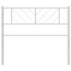 vidaXL Metal Replace Headboard White 90 cm