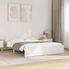 vidaXL Bed Frame without Mattress White Solid Wood 135x190 cm Double