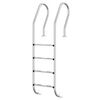 vidaXL Pool Ladder 54x38x184.5 cm 304 Stainless Steel