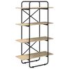 vidaXL Bookshelf 4-Tier 80 x 35 x 140 cm PB Sonoma Oak