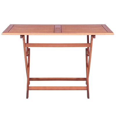 vidaXL Garden Table 120x70x74 cm Solid Eucalyptus Wood