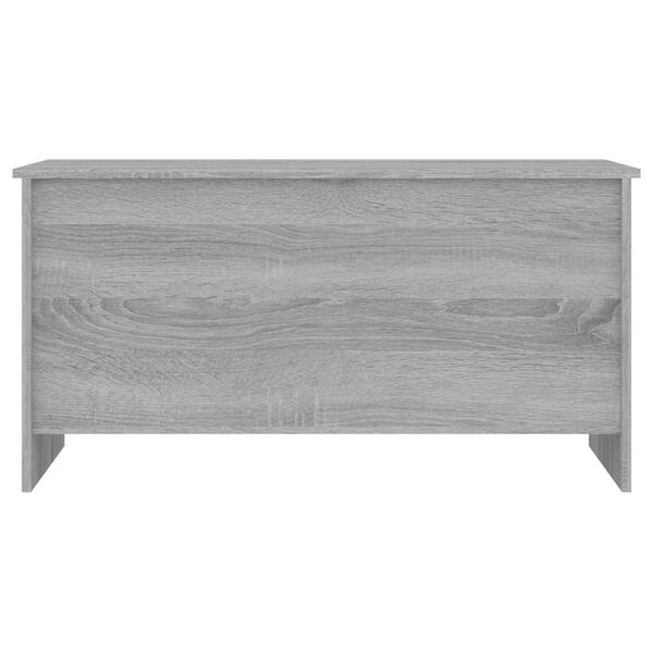 vidaXL Coffee Table Grey Sonoma 102x55.5x52.5 cm Engineered Wood