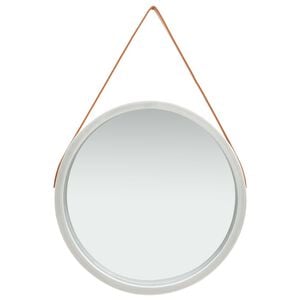 vidaXL Wall Mirror | Silver and brown