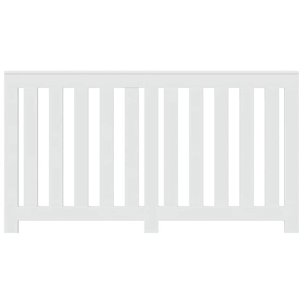 vidaXL Radiator Cover White 149x20x82 cm Engineered Wood