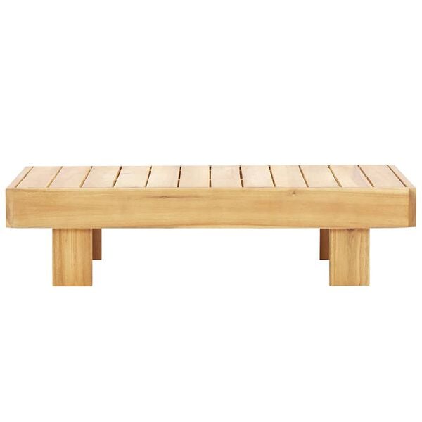 vidaXL Coffee Table 100x60x25 cm Solid Acacia Wood
