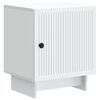 vidaXL Bedside Cabinet White 43 x 34.5 x 50 cm Engineered Wood